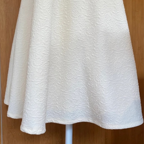 BCBG Tween Holiday Dress in Off White/Cream - Picture 3 of 7